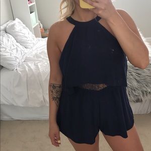 Tobi blue romper